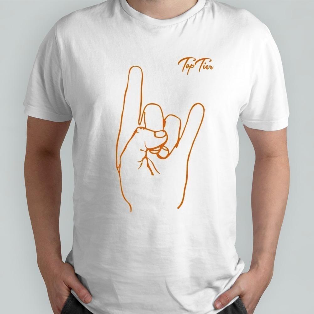 Texas Longhorns Top Tier Football Graphic T-Shirt State Pride Team Tee